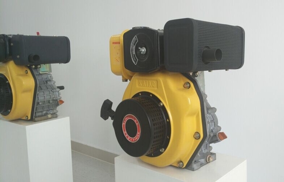 цилиндр 3600rpm двигателя румпеля силы 5.6kw одиночный с электрическим стартером