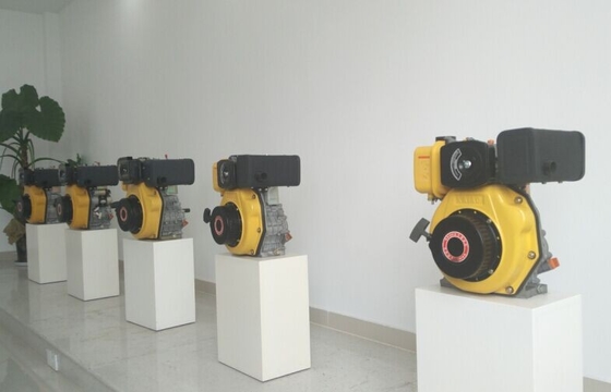 аттестация ISO CE цилиндра портативного двигателя дизеля 8kw 1500rpm одиночная