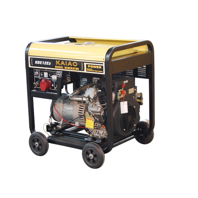 Аттестация ISO CE генератора 10kva 3600rpm цилиндра открытой рамки 2 тепловозная