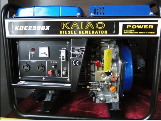 Участок генераторов 3 открытой рамки таможни 3.75kva тепловозный с стартером возвратной пружины