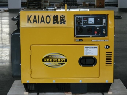 Генератор одиночной фазы 3kva молчком тепловозный, портативный тихий тепловозный генератор