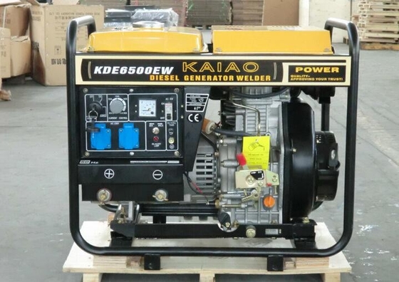 Генератор 50hz 200A 3000rmp Welder открытой рамки тепловозный с электрическим стартером