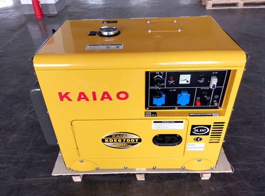 Генераторы 2KW старта ключа одиночной фазы молчком малые тепловозные - 10KW AC KDE6500T