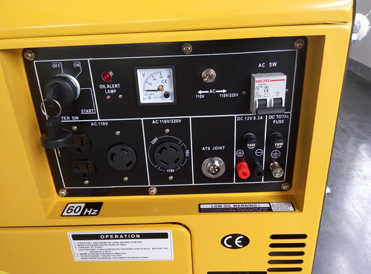 генераторы напряжения тока двойника одиночной фазы AC 6000W малые тепловозные 12 месяца гарантированности
