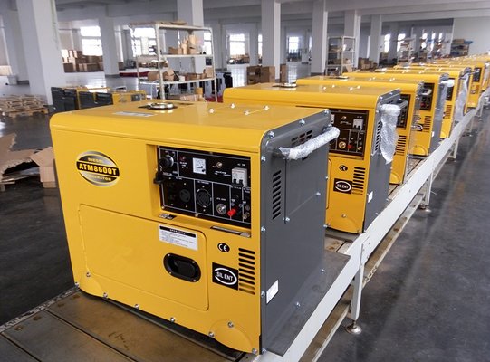 генераторы напряжения тока двойника одиночной фазы AC 6000W малые тепловозные 12 месяца гарантированности