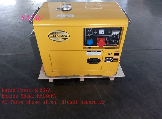 5KVA малые тепловозные резервные генераторы селитебные, малошумный тепловозный генератор