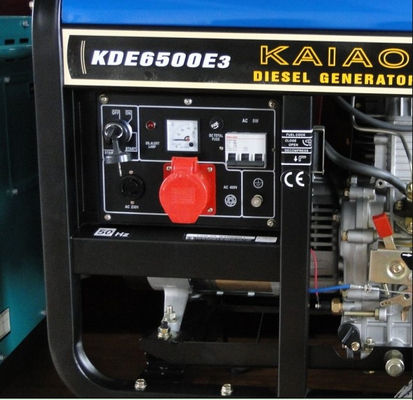 5KVA комплект 3 генераторов участка портативный малый тепловозный 760 x 515 x 710 mm KDE6500E3