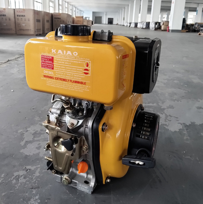 двигатель дизеля 4hp Ka170f желтый Kaiao