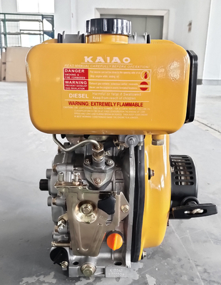 двигатель дизеля 4hp Ka170f желтый Kaiao