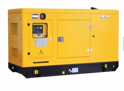 небольшой молчаливый дизельный генератор 20kva желтый 230v