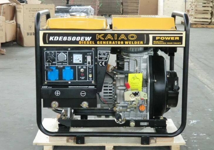 Welder генератора 2.2kva 3600rmp тепловозный, сварочный аппарат KDE6500EW генератора мотора