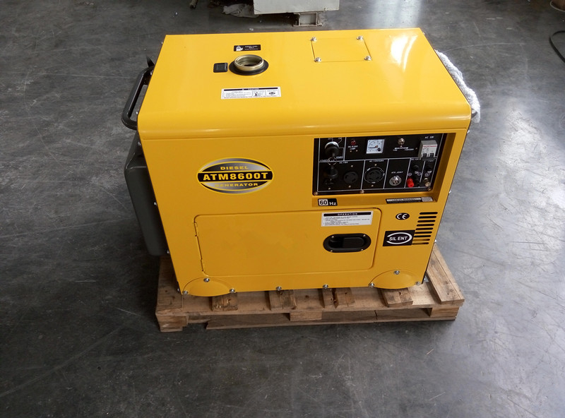 генераторы напряжения тока двойника одиночной фазы AC 6000W малые тепловозные 12 месяца гарантированности